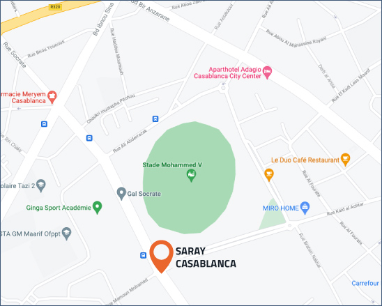 Localisation de Saray shopping center